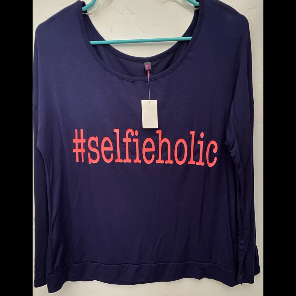 Electric Pink Long Sleeve Top